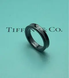 Tiffany u0026 Co. 1837 ナローリング ブラックチタン