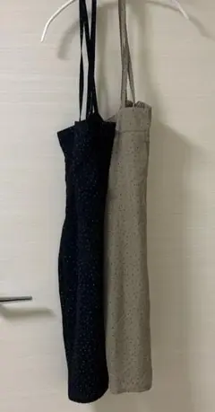 GUドット柄サロペット 150 2枚セット