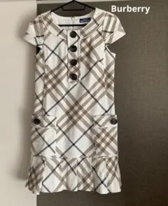 Burberry バーバリー チェック ワンピース プリーツ