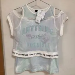 (新品)女の子半袖シャツ160cm