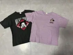 LITTC ミッキーマウス Tシャツ 2枚セット 130