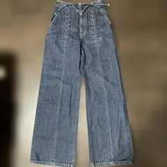 moussy ワイドデニム
