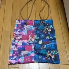 ディズニートートバッグ カラフル　(美品）
