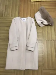 マイストラーダ ファー付きコクーンコート