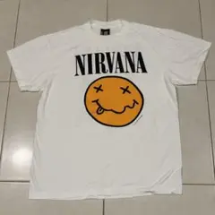 限定セールL★ニルヴァーナ★スマイルTシャツ白サーファーズ★CHOKEBORE