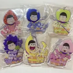 おそ松さん 誕生日記念 一番くじ ケーキフルーツ アクリルスタンド 6つ子セット