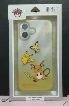 グルマンディーズ　 ピチュー＆ピカチュウ＆ライチュウ iPhone16 対応