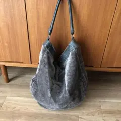 シシロッシ ビッグバッグ ショルダー カーキグリーン