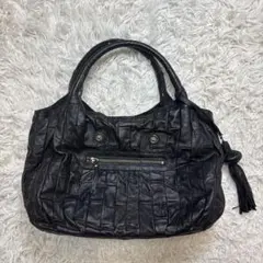archive grunge leather hand bag y2k
