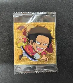 ワンピース　シールウエハース　LOG.12　ゴールドパラレル　ロジャー　エース
