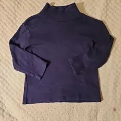 UNIQLO ネイビー タートルネック 100cm