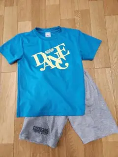 セントラルスポーツ キッズダンス Tシャツ＆ハーフパンツセット 150cm