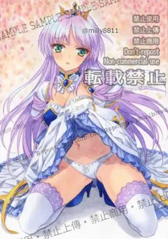 【複製画】同人手描きイラスト『夜明け前より瑠璃色な』フィーナA（A4・プリント）