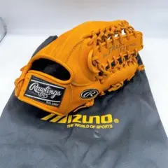 Rawlings TRAP-EZE 軟式グローブ外野手用 黒/赤 ローリングス HOH TRAP-EZE MODEL 外野グローブ | 中古野球用品