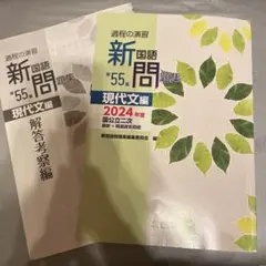 新国語問題 55.5 現代文編 2024年