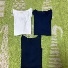 ヒートテック　３枚セット　半袖で２枚　長袖１枚　140㌢