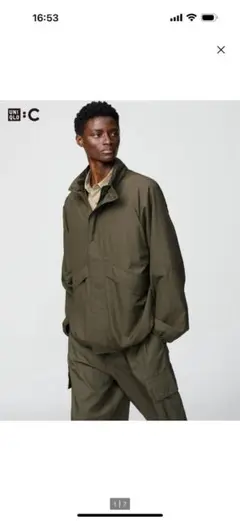 UNIQLO　Ｃ ライトウェイトスタンドブルゾン