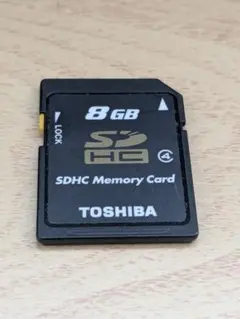 送料無料 TOSHIBA 8GB SDカード