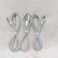 USB ケーブル タブレット用 タイプc 【3本セット 1m/1m/2m】