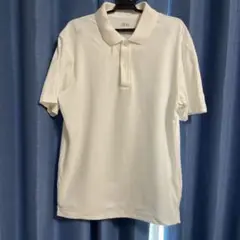ユニクロ エアリズム ポロシャツ ホワイト Sサイズ