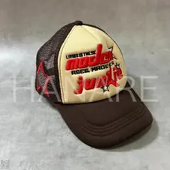 メッシュキャップ ヒステリックグラマー似 茶色 y2k A&G sk8 パンク