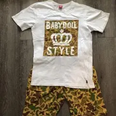 ベビードール　TシャツショートMパンツセットアップ