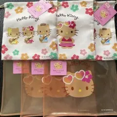 日焼けキティ　トート巾着セット