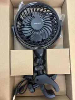 VEH-FAN USBクリップファン 黒