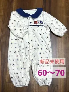 クマ耳付きロンパース