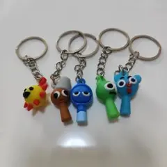 スプランキー キャラクターアクリルキーホルダー 5個セット