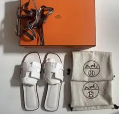 エルメス HERMES レディスサンダル オラン 37