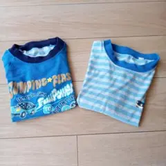パジャマ　2枚組　120cm 青