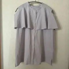 【index】インデックス　Ｌサイズ　クレールツイルオープンショルダーブラウス