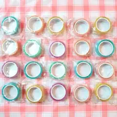 カラフル テープ ボール 18mm✕6m 20個