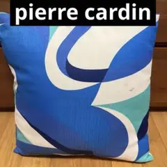 pierre cardin ピエールカルダン 青クッションカバー プッチ