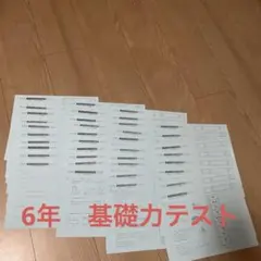 サピックス　算数　6年生　基礎力定着テスト②37回分