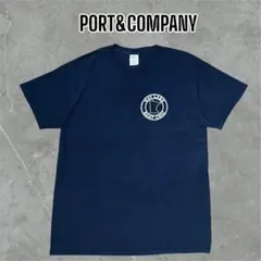 MinnesotaBOATCLUBロゴTシャツ濃紺PORT&COMPANY製