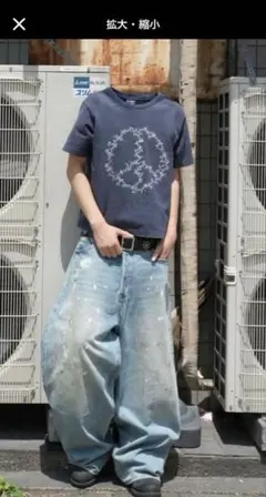 belvet Peace mark tee Lサイズ