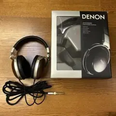【廃番・美品】DENON AH-D5000 ヘッドホン 天然木ハウジング 廃番・美品】DENON AH-D5000 ヘッドホン 天然木ハウジング