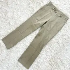 23区 チノパン ベージュ 伸縮性 3XL センター プレス 大きめサイズ