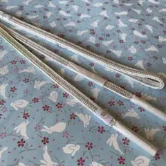 特選帯締め 紐の渡敬 誉二色ボカシ金散らし 正絹 新品 切房