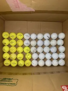 ゴルフボール 45個セット イエローとホワイト