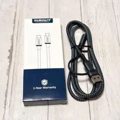 SUNGUY 2in1 USB C ケーブル 1M 充電ケーブル　タイプC