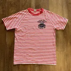 y2k 00s champion c-boy boarder 赤/白半袖Tシャツ