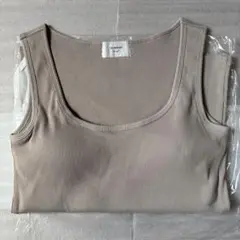 GALLARDAGALANTE La nature リブ タンクトップ ベージュ