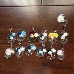 鬼滅の刃　繋がるアクリル　キーホルダー　コンプリート
