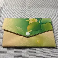 6077☆ ハンドメイド　お念珠ケース　小物入れ　和装小物　着物リメイク