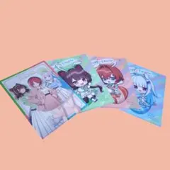 さんばか　キャラクター　クリアファイル4枚セット　Ｂ４サイズ