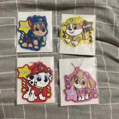 パウ・パトロール×かっぱ寿司 おなまえラバーチャーム 4個セット