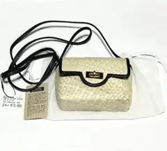 スコットクラブ　nouer MuseR ヌエールかごバック　新品未使用 nouer ヌエール かごバッグ トートバッグ カゴバッグ ブラック